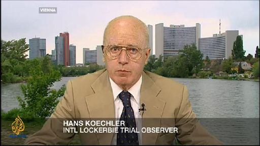 Hans Köchler - INSIDE STORY- "The Lockerbie bomber's release" - Al Jazeera English, Doha, 22 July 2010